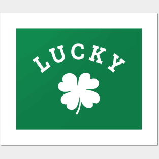 Lucky 4 Leaf Clover Posters and Art